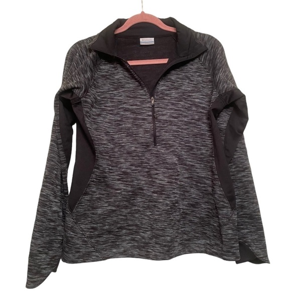 Columbia Half-Zip Black and Gray Pullover Size Large (L) - Picture 1 of 10